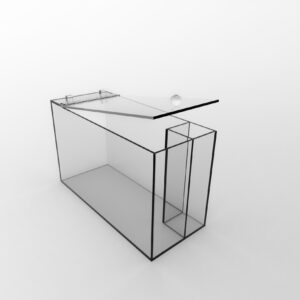 Acrylic crouton bin